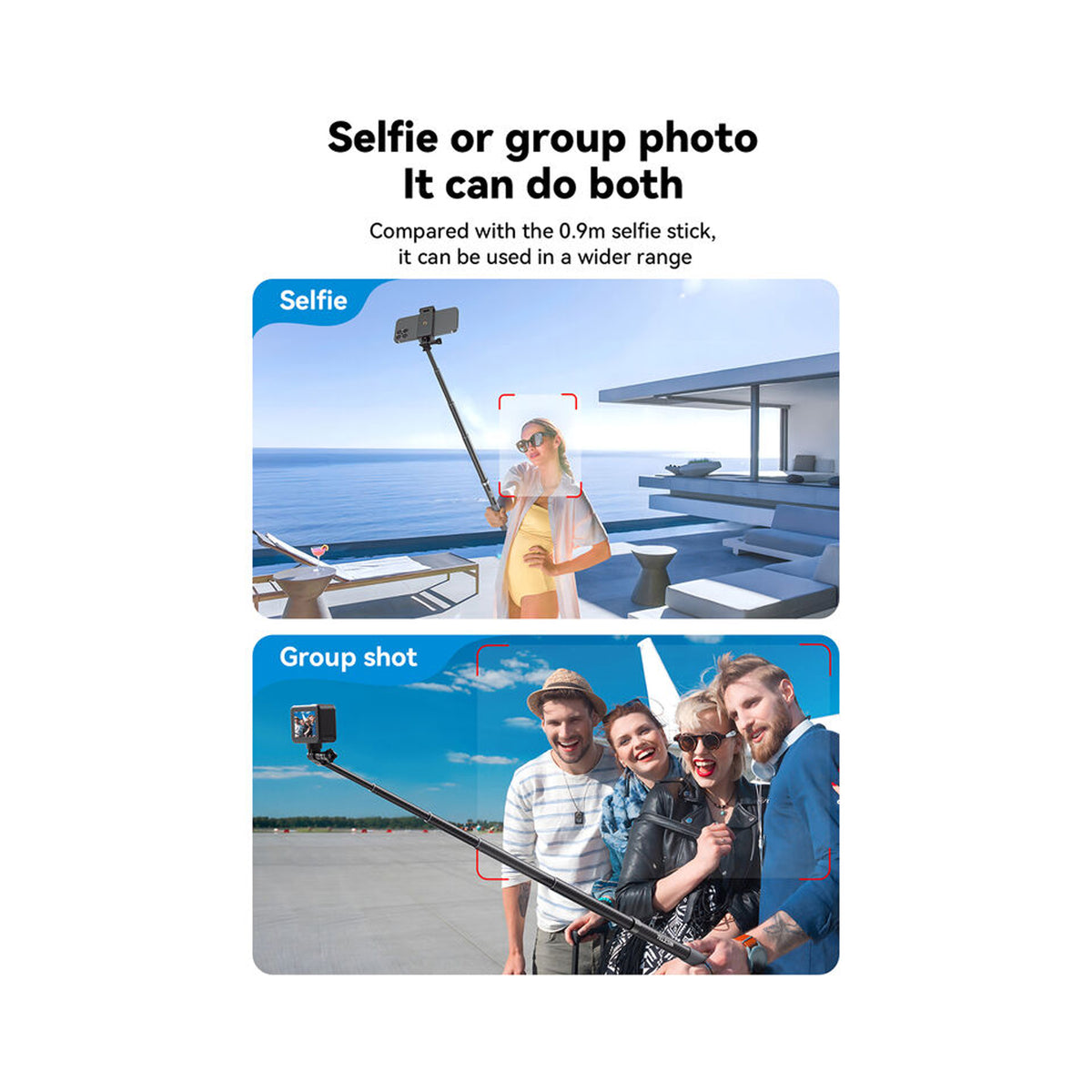 Telesin 1.2m Carbon fiber selfie stick(gp-mnp-002)