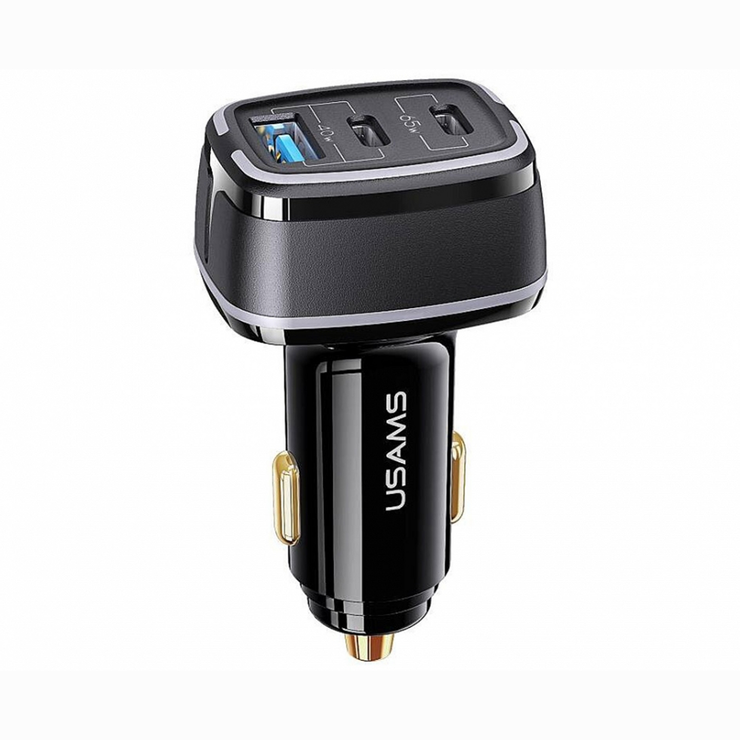 USAMS C24 105W 2C+1A 3 Ports Fast Car Charger