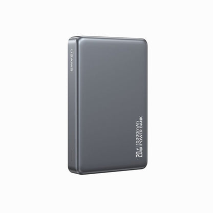 USAMS CD242 PD20W Aluminum Alloy Magnetic Wireless Charging Power Bank 10000mAh -Tarnish