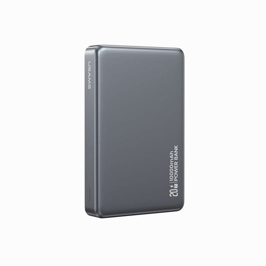 USAMS CD242 PD20W Aluminum Alloy Magnetic Wireless Charging Power Bank 10000mAh -Tarnish