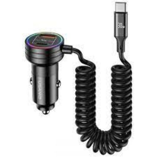 USAMS Car Charger CC167 60W black(CC167CC01)