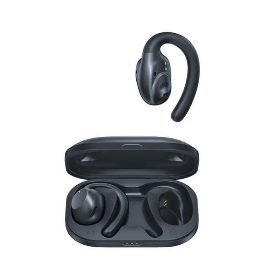 USAMS EM Series EM20 Bluetooth 5.3 Earhook Sports Headset Stereo Wireless Music Earphone - Black(BHUEM01)