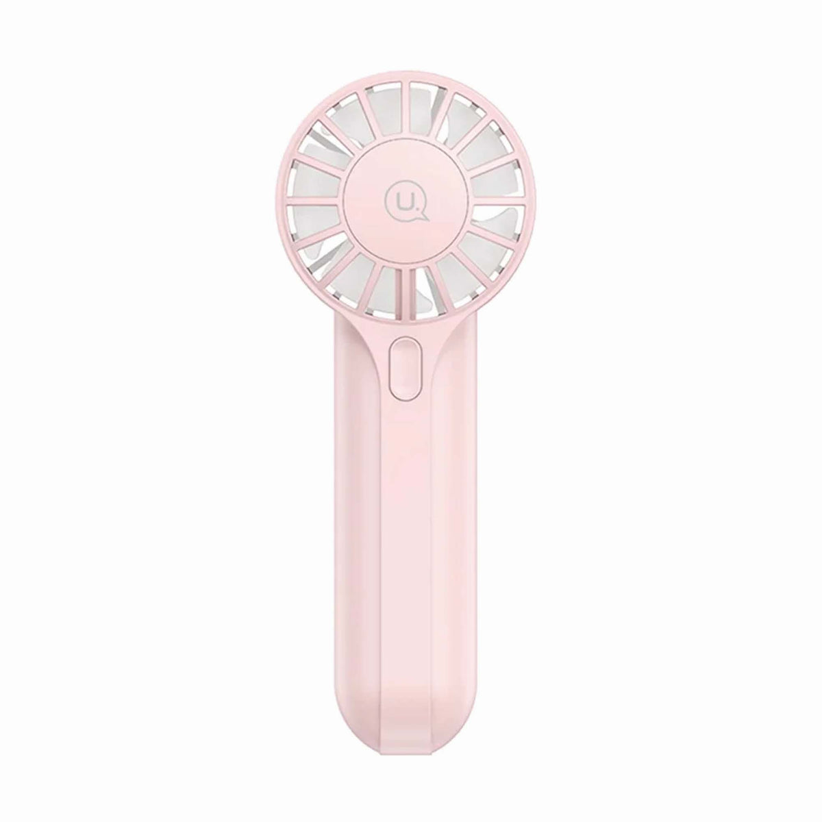 USAMS Handheld Fan High Speed Desk Fan USB Rechargeable Portable Cooling Fan - Pink ZB288P