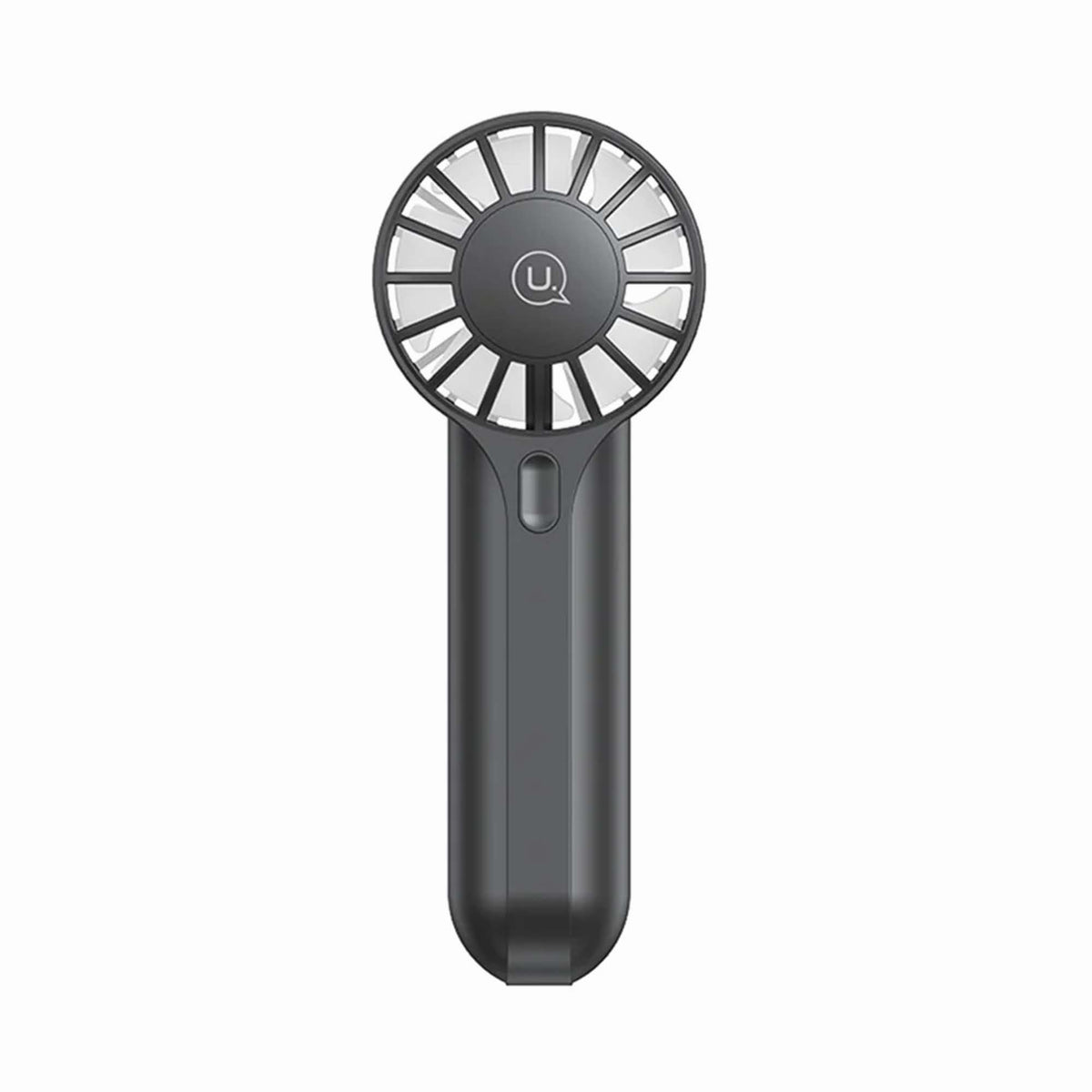 USAMS Handheld Fan High Speed Desk Fan USB Rechargeable Portable Cooling Fan Black ZB288B