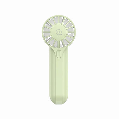 USAMS Handheld Fan High Speed Desk Fan USB Rechargeable Portable Cooling Fan Green ZB288G
