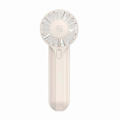 USAMS Handheld Fan High Speed Desk Fan USB Rechargeable Portable Cooling Fan White ZB288W