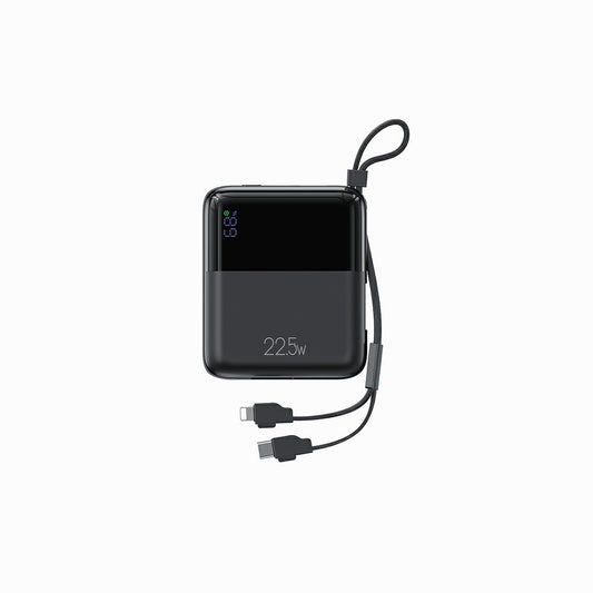 USAMS Powerbank PB69 10000mAh 22.5W QC3.0+PD fast charging Digital display black 10KCD18601 (US-CD186)