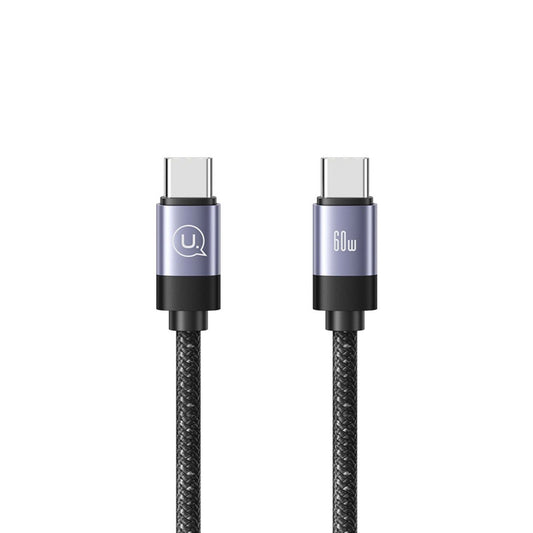 USAMS Rui Series SJ704 Magnetic Data Cable Type-C to Type-C Charging Cable 60W 1m - Tarnish