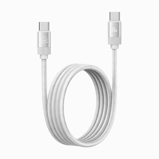 USAMS SJ704 Magnetic Data Cable Type-C To Type-C 1M (60W)