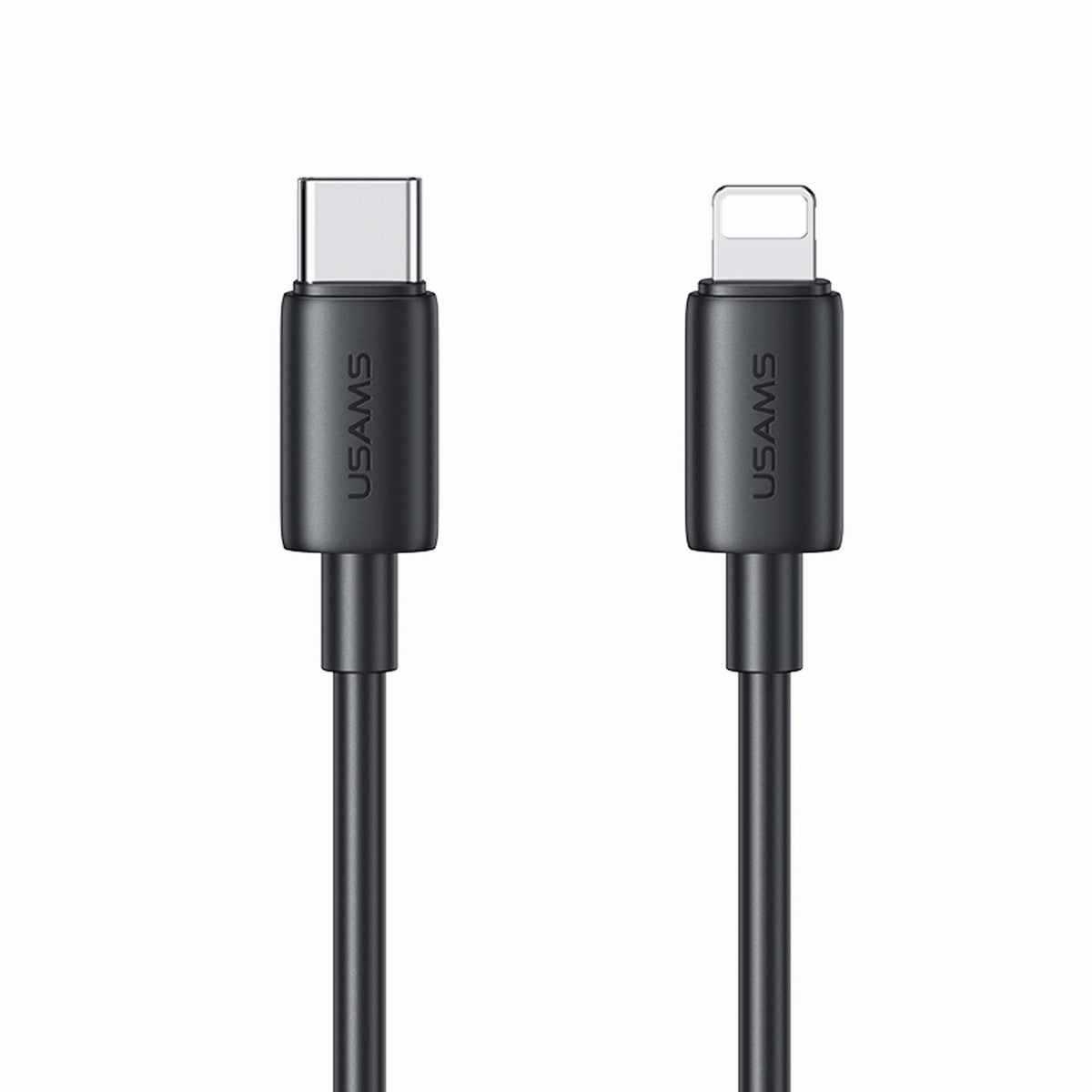 USAMS SJ712 Type C To Lightning 30W Fast Charging data cable 1M Black