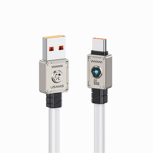 USAMS USB-C to USB cable US-SJ686, 66W, 480Mbps 1.2m White