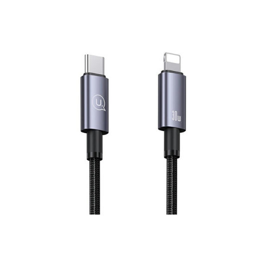 USAMS US-SJ662 USB-C / LIGHTNING CABLE 30W 1,2M FAST CHARGING TARNISH(SJ662USB01)