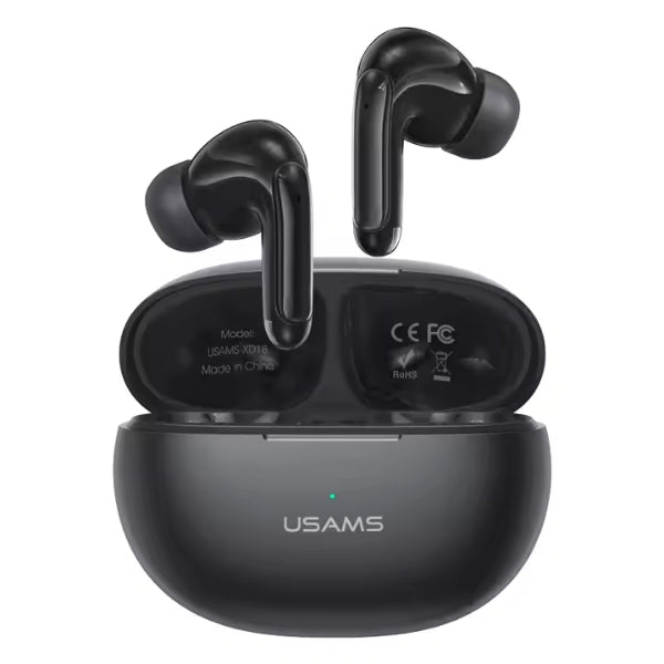 USAMS XD18 X-don Series TWS In-ear Bluetooth Earphone Stereo Music Wireless Headset - Black(BHUXD01)