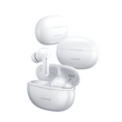 USAMS XD18 X-don Series TWS In-ear Bluetooth Earphone Stereo Music Wireless Headset - White(BHUXD02)