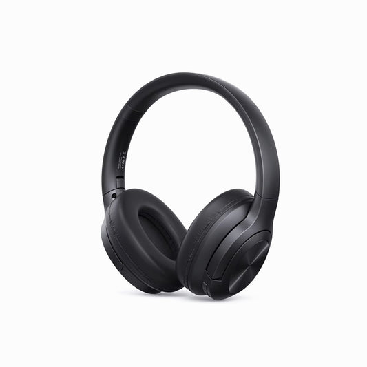 USAMS YH21 Bluetooth-compatible Over-Ear Headphones HiFi Stereo Headset 70H Long Playtime Hands-Free Calls - Black