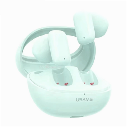 USAMS Bluetooth Headphones 5.3 TWS TD Series Green TD22G