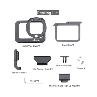 Ulanzi G8-5 Aluminum Cage for GoPro HERO8 Black