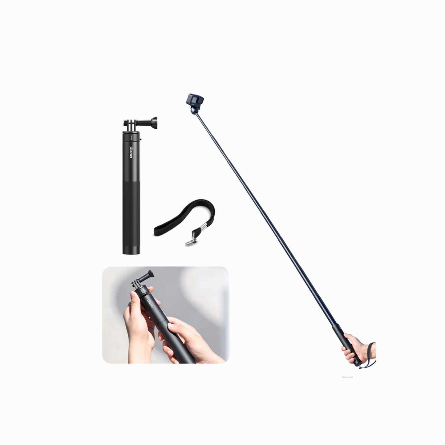 ULANZI MT-76 GO-QUICK II 1.5M EXTEND SELFI STICK(SKU.CO17GBB1)