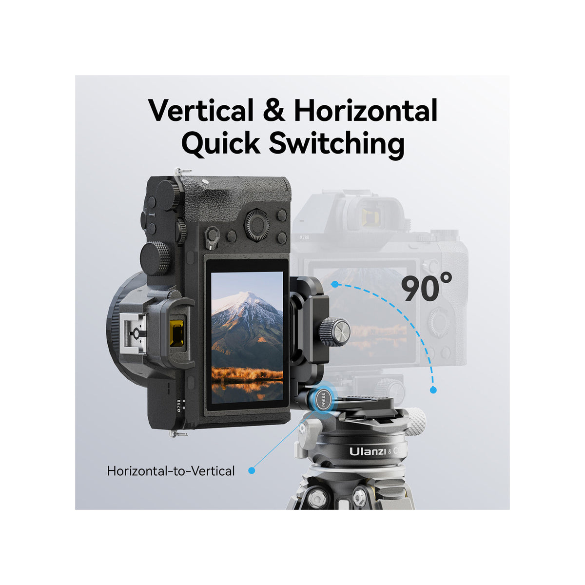 Ulanzi UKA08 Foldable Camera L-Bracket and Baseplate – C023
