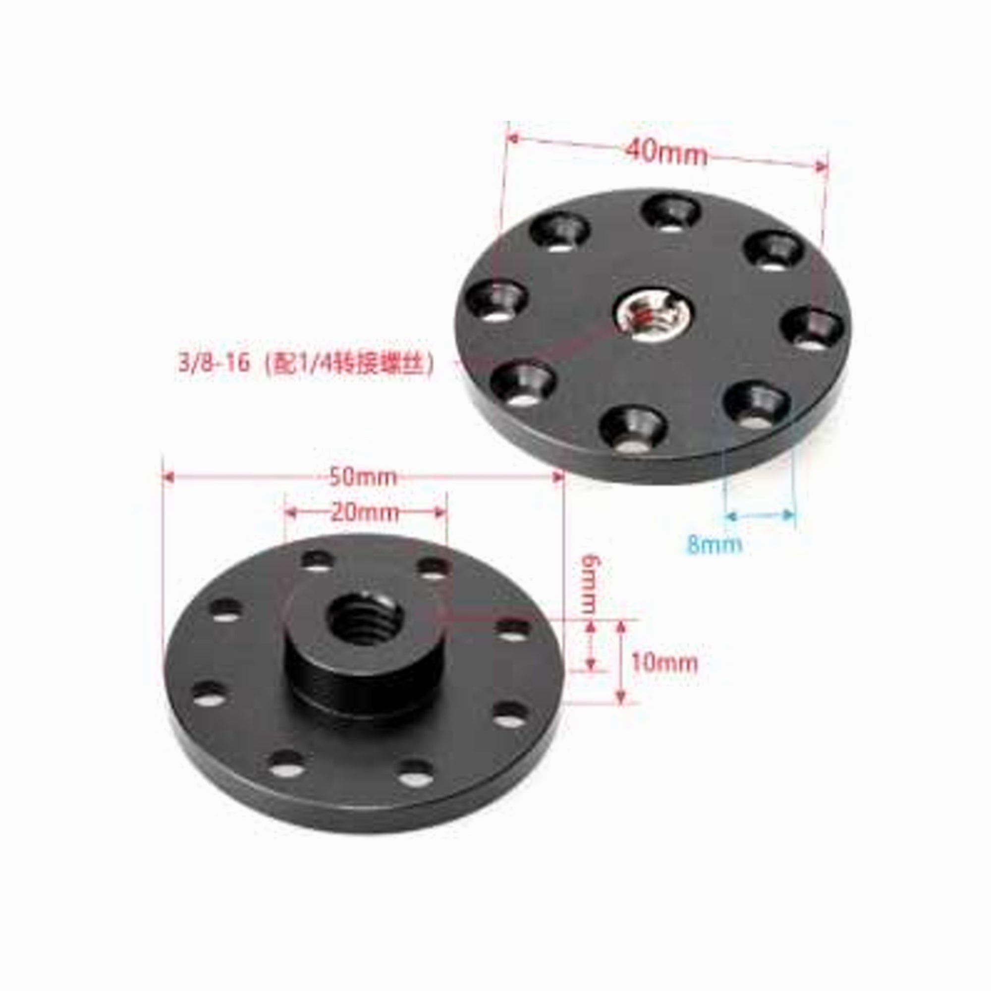 Shoe Mount Metal Thread Screw Nut Adapter CS040