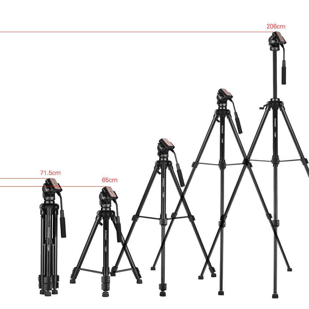 Yunteng VCT-999RM Professional Aluminum Alloy Video Tripod with Fluid Head