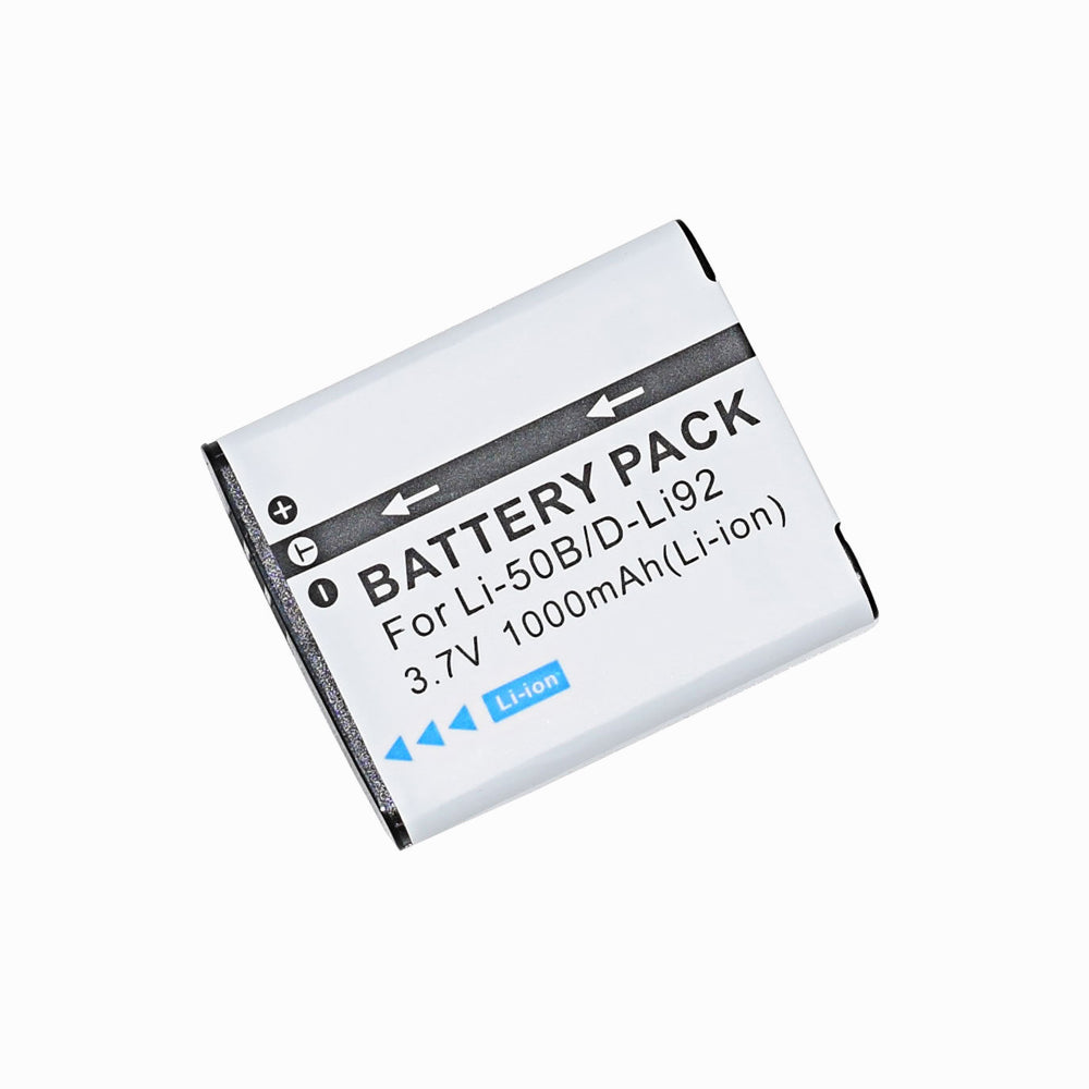 VIPESSE Li-50B / D-Li92 / DB-100 / NP-150 / LB-050 / LB-052 Lithium-Ion Battery Pack (3.7V, 1000mAh)