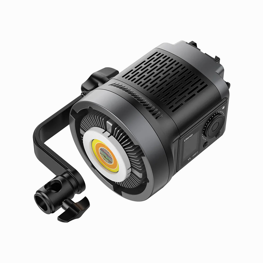 Ulanzi VL-120C 120W RGB Dual Power V-Mount LED Video Light L074CNA1 (2700K-6500K) - Bowens Mount