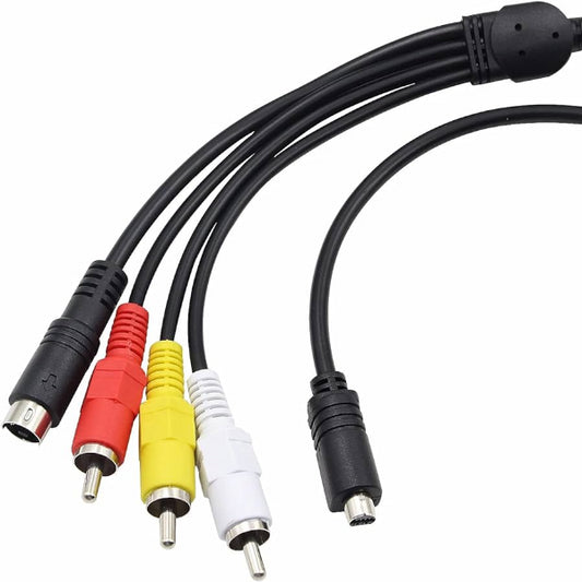 VMC-15FS Replacement AV A/V TV Video Cable VMC-30FS 10Pin AV TV-Out Cord