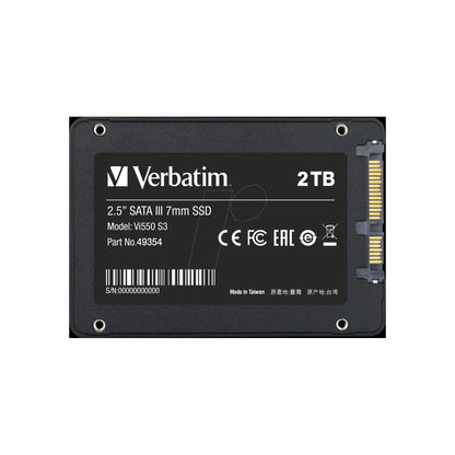 Verbatim Vi550 S3 2TB SATA III 2.5-Inch Internal SSD – 49354