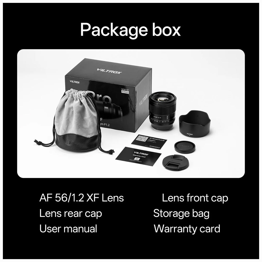 Viltrox AF 56mm f/1.2 Pro XF Lens for Fujifilm X