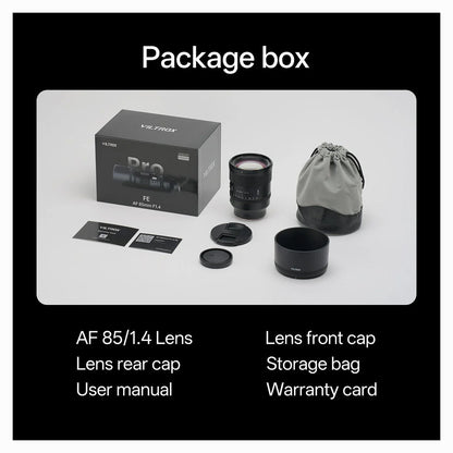Viltrox AF 85mm f/1.4 Pro FE Lens (Sony E) Full-Frame
