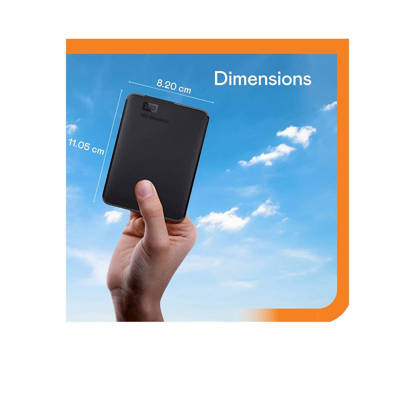 WD Hard Disk Drive Elements External 5TB Black