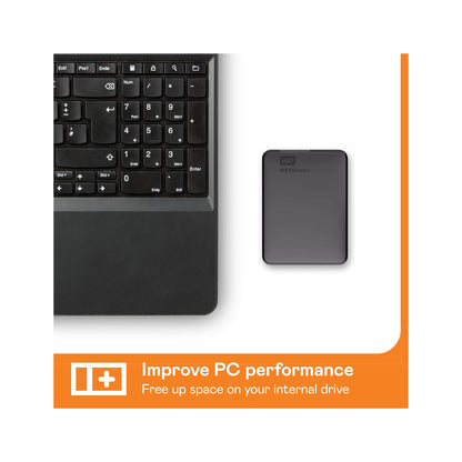 WD Hard Disk Drive Elements External 5TB Black