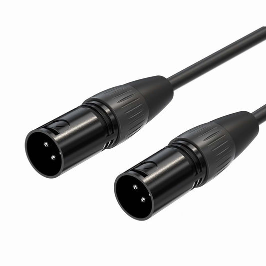 XLR Microphone Cable Male to Male, 3 Pin Male to Male Microphone Cable 3 meter