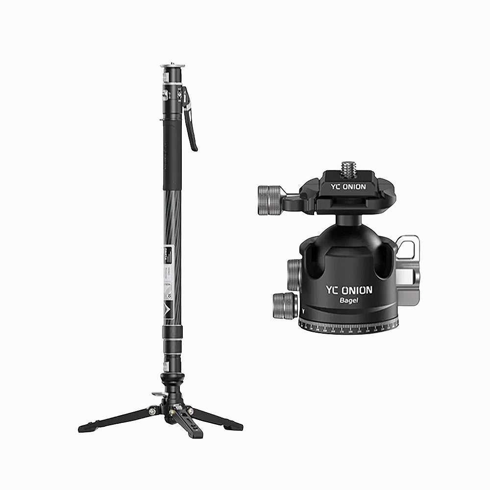 YC Onion PINETA Pro (MQPBF-16244) Carbon Fiber Monopod with Pedal Base and BF44
