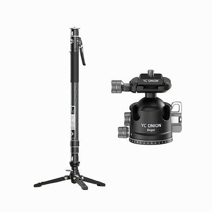 YC Onion PINETA Pro (MQPBF-16244) Carbon Fiber Monopod with Pedal Base and BF44