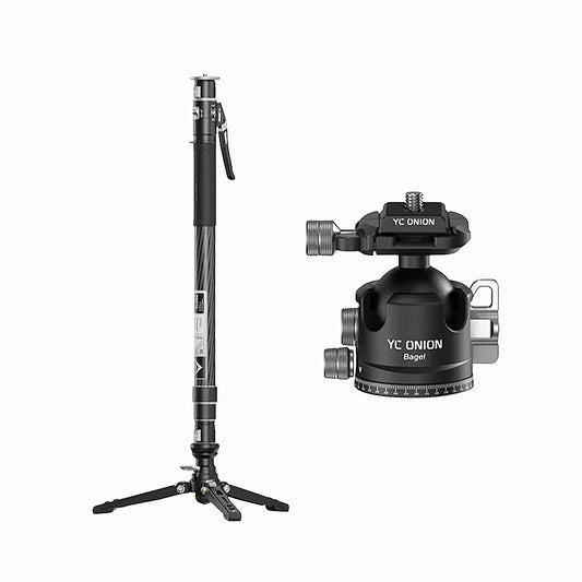 YC Onion PINETA Pro (MQPBF-16244) Carbon Fiber Monopod with Pedal Base and BF44