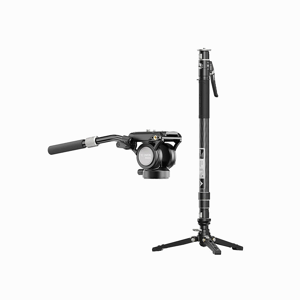 YC Onion Pineta Pro Carbon Fiber Monopod with FH60S Fluid Head-MQP16260S