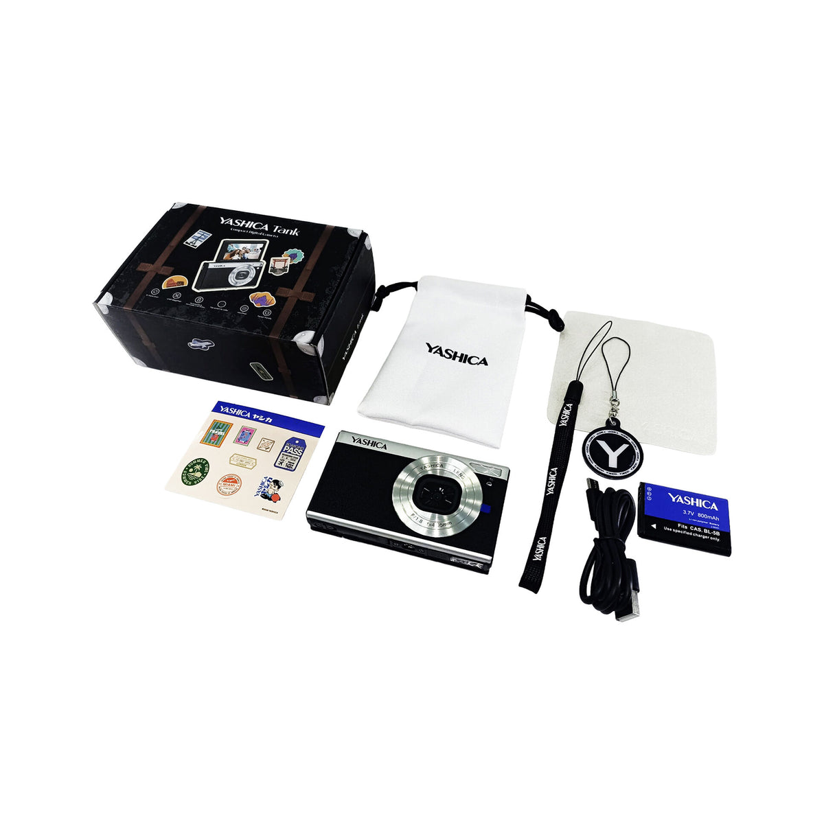 Yashica Tank Compact Digital Camera (Black)