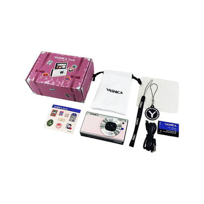 Yashica Tank Compact Digital Camera (Pink Marshmallow)