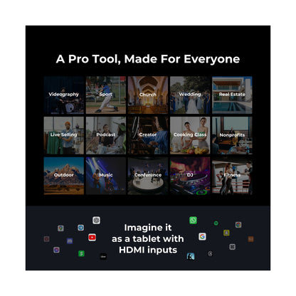 YoloLiv YoloBox Ultra Portable Multicamera Encoder/Streamer, Switcher/Monitor & Recorder