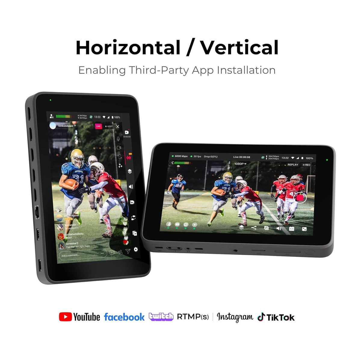 YoloLiv YoloBox Ultra Portable Multicamera Encoder/Streamer, Switcher/Monitor & Recorder