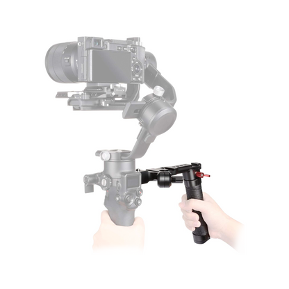 ZEGO-Aluminum Handle Sling Handgrip with Cold Shoe Universal 1/4 3/8 Interface Replacement for Ronin S 2 / Ronin SC 2 RS3/RS4/Gimble