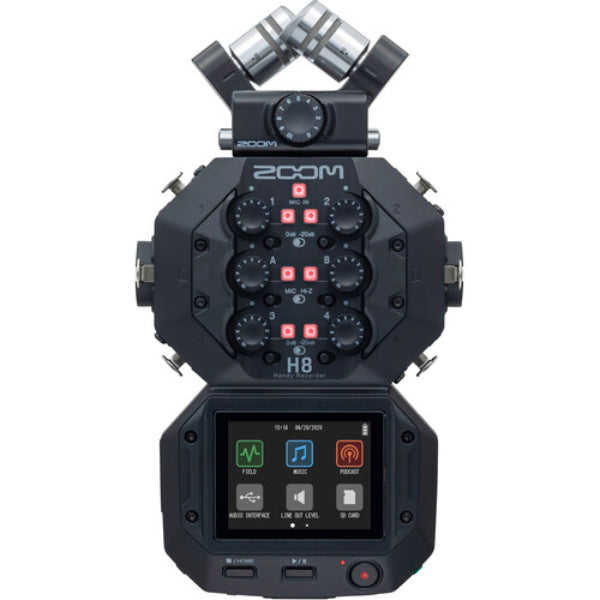 ZOOM H8 8-INPUT / 12-TRACK PORTABLE HANDY RECORDER