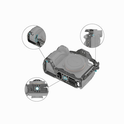 SmallRig HawkLock Quick Release Cage Kit for Sony Alpha 7R V/7 IV/7S III-4538
