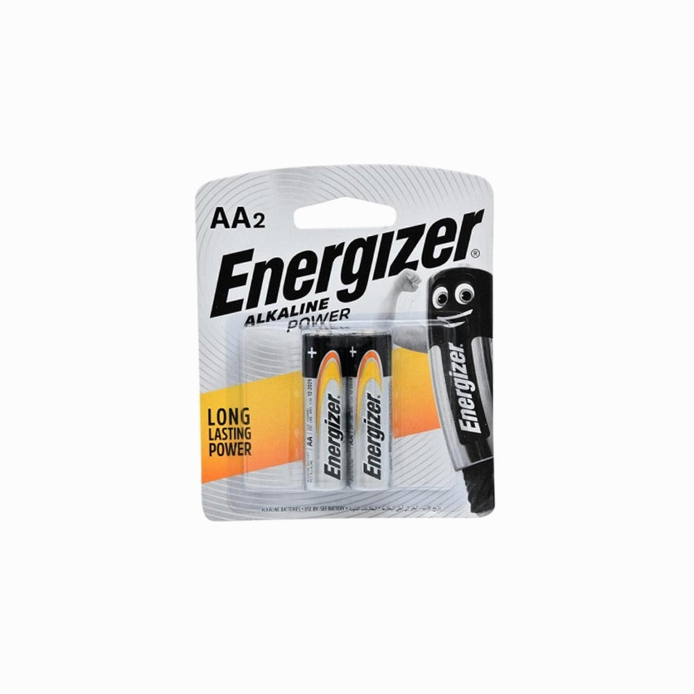 Energizer Battery Alkaline Power AA2 *2 Pcs