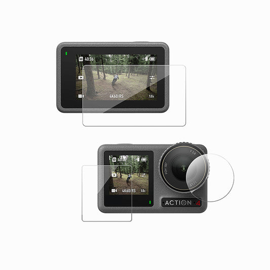 TELESIN HD Protective Film Set for DJI ACTION 3/4(OA-FLM-008)