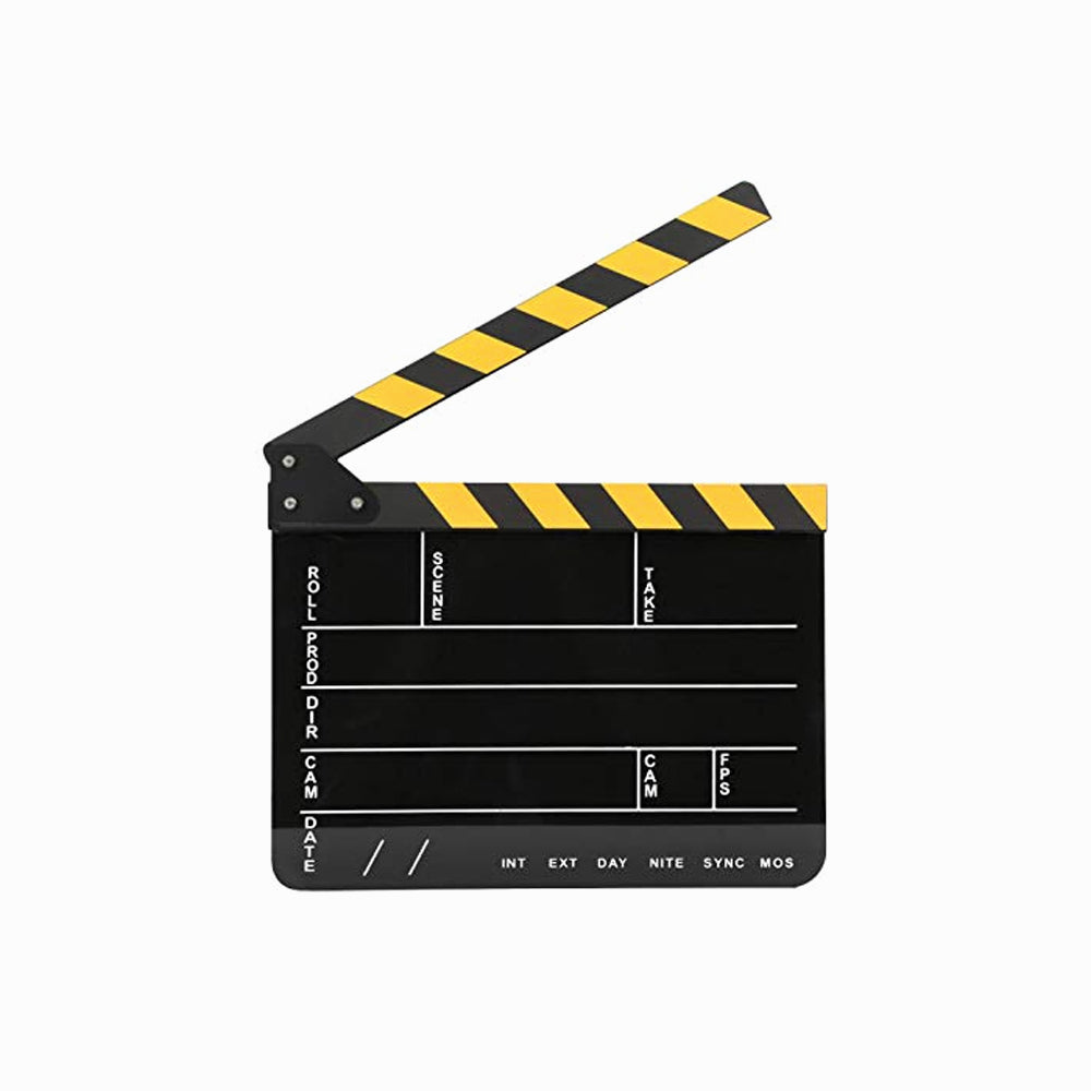 Clap Board (BLACK&YELLOW Photography