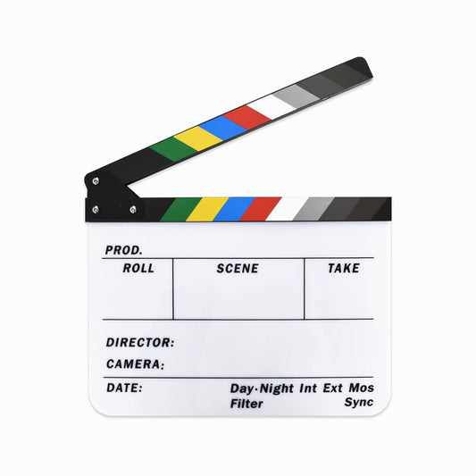 Film Clap Board 30*27 CM Acrylic Board (white)