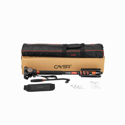 Cayer FP3DV4 Aluminum Video Monopod with H6 Fluid Head